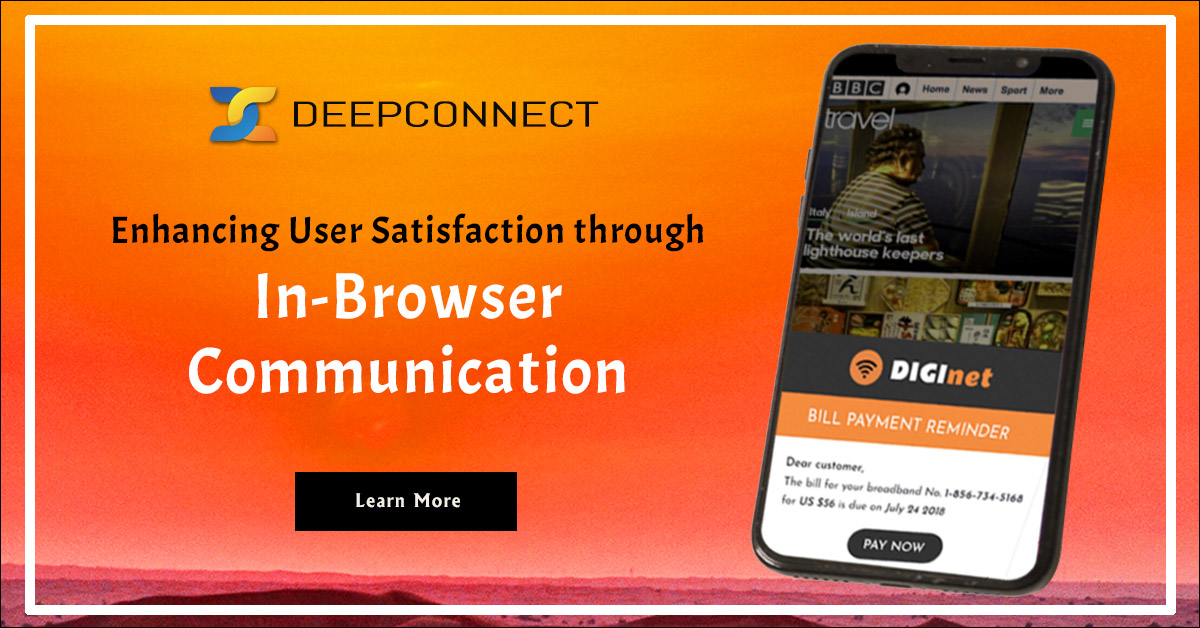 Enhancing User Satisfaction through In-browser Communication